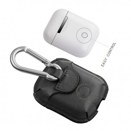 Funda de Piel Genuina para Airpods Xguo