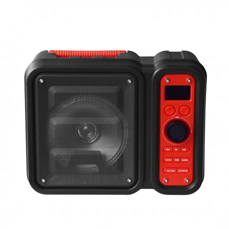 Bocina 6.5' BT C Luz HQ Rojo