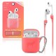 Funda de Silicón para Airpods Coral Neón Dabney Lee