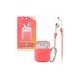 Funda de Silicón para Airpods Coral Neón Dabney Lee