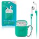 Funda de Silicón para Airpods Teal Neón Dabney Lee