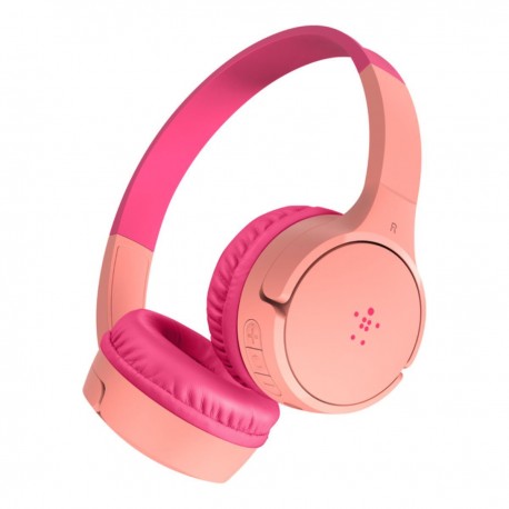 Audífonos Belkin SoundForm BT para niños rosa