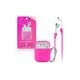 Funda de Silicón para Airpods Fucsia Neón Dabney Lee