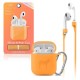 Funda de Silicón para Airpods Naranja Neón Dabney Lee