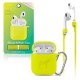 Funda de Silicón para Airpods Verde Amarillento Neón Dabney Lee