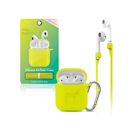 Funda de Silicón para Airpods Verde Amarillento Neón Dabney Lee