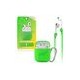 Funda de Silicón para Airpods Verde Neón Dabney Lee