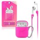 Funda de Silicón para Airpods Rosa Neón Dabney Lee