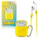 Funda de Silicón para Airpods Amarillo Neón Dabney Lee