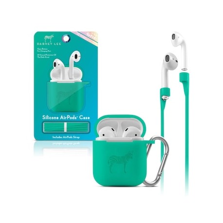 Funda de Silicón para Airpods Teal Neón Dabney Lee