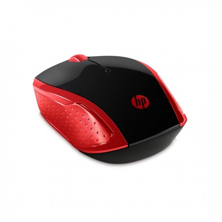 Mouse HP 200 Rojo
