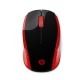 Mouse HP 200 Rojo