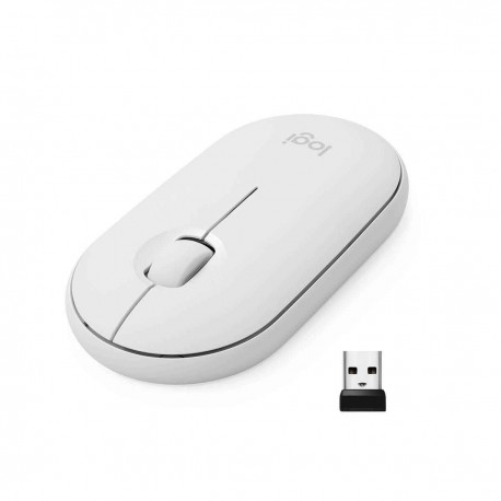 Mouse wireless pebble m350 blanco