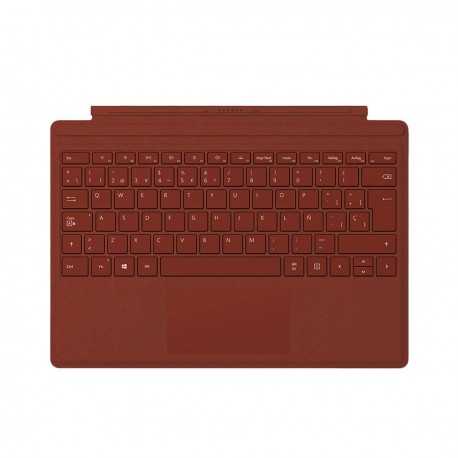 Funda con teclado Surface Pro 7 rojo