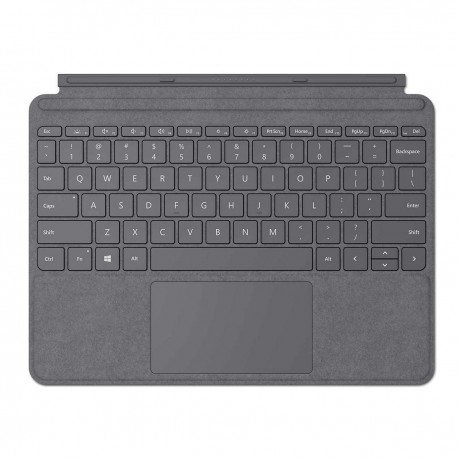 funda con teclado Surface Go 2 cover plata