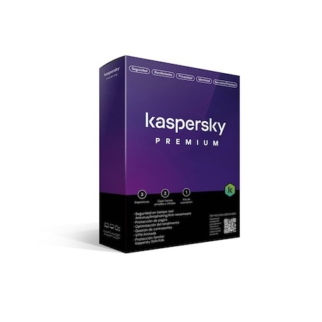 Kaspersky premium 3 dispositivos 1 año