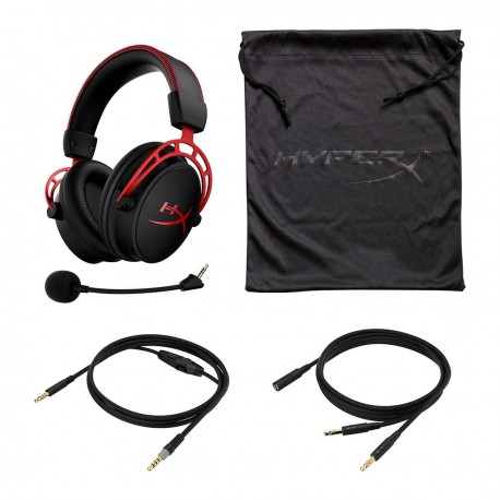 Diadema HyperX cloud alpha rojo