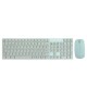 Bundle teeclado + mouse inálambrico azul