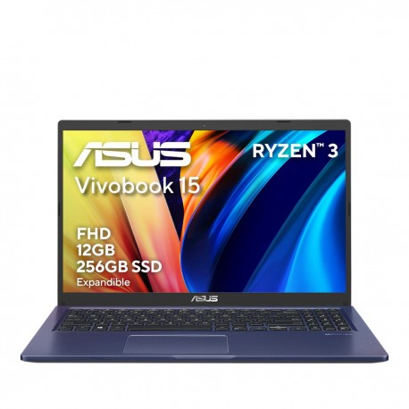 Laptop ASUS D515DA-BQ1590W Ryzen 3 12 GB RAM 256 SSD azul
