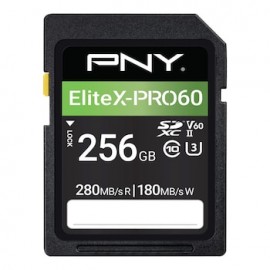 Tarjeta de memoria PNY 256 GB SD elite x pro