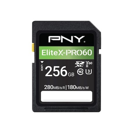 Tarjeta de memoria PNY 256 GB SD elite x pro