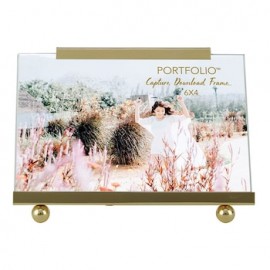 Portarretrato Portfolio 17.78x12.7cm de metal rosa gold