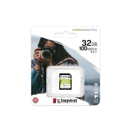 Tarjeta Kingston SD 32 GB C10 Plus