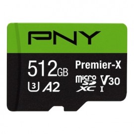 Tarjeta de memoria PNY 512 GB micro SD premier