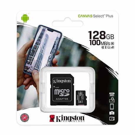 Micro SD 128GB Kingston Canvas Select Plus