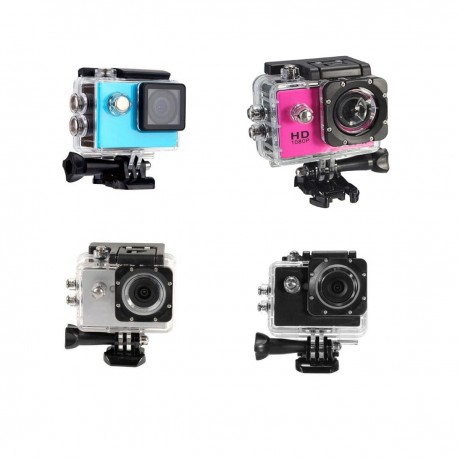 Combo 4 sportcam con video 1080 HD colores