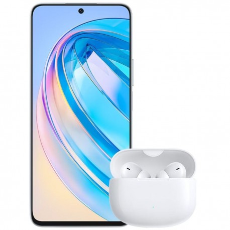Honor X8A 128GB Plata Telcel R9 + Earbuds X3
