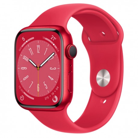 Apple Watch S8 45 mm aluminio rojo
