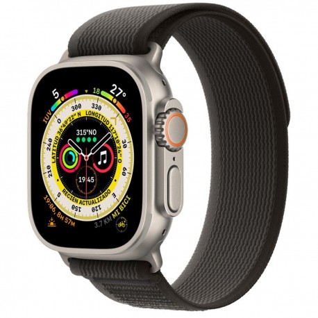 Apple Watch Ultra 49 mm Trail negro/gris