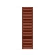 Correa Apple Watch con eslabones de piel 45mm ocre oscuro