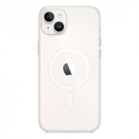 Funda para iphone 14 plus transparente con magsaf