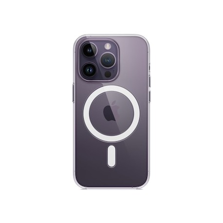 Funda para iphone 14 pro transparente con magsafe