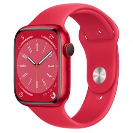 Apple Watch S8 45 mm aluminio rojo