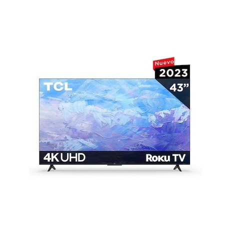Pantalla TCL 43 pulgadas 4k UHD Roku TV 43s453
