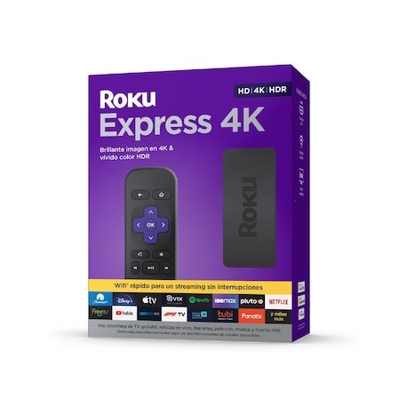Roku Express 4K | Dispositivo de streaming HD, 4K y HDR