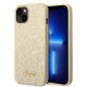 Funda Iphone 14 Glitter Flakes dorada