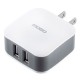 Cargador de pared 10W Duo 2 Puertos Usb A