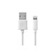 Cable USB Mobo Certificado iPhone 5 / iPhone 6 De Carga y Sincronización Blanco Modelo 1