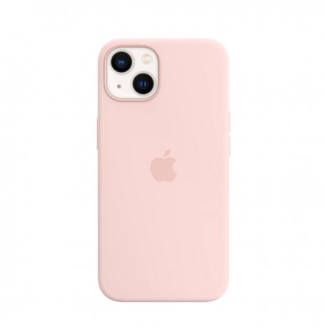 Funda iPhone 13 Rosa Silicón C/Mags