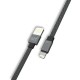 Cable USB-Lightning Carga Ultra Rápida 1M Gris/Negro
