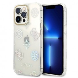 Funda Iphone 14 Pro Max Electroplated blanca