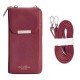 Wallet Bag tipo piel roja