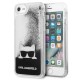 Funda Iphone SE3 Karl Lagerfeld Kat glasses Liquid TPU