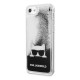 Funda Iphone SE3 Karl Lagerfeld Kat glasses Liquid TPU