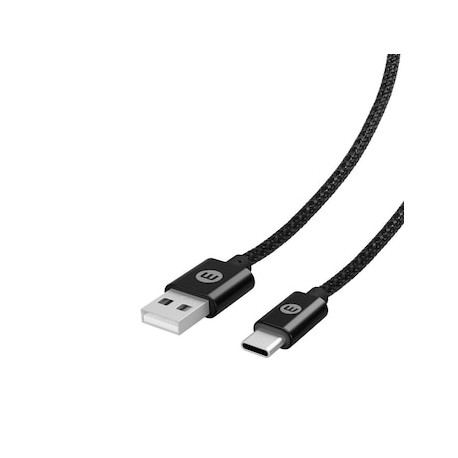 Cable Mobo Durable Tipo C Negro 3m