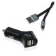 Cargador de Auto Lightning Dorado Forward